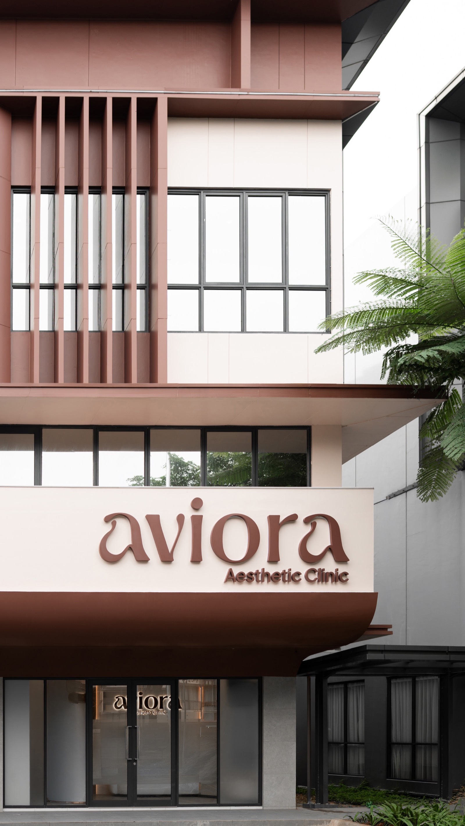 Aviora Aesthetic Clinic exterior at Greenwich Business Park